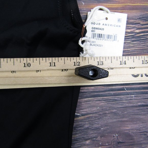 Good American NEW Small Size 1 Black Wet Suit Swimsuit Beach Summer - Picture 5 of 10